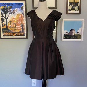 Satin A-line Party Dress